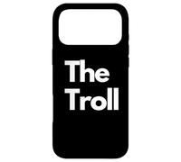 The Troll - Titres minimalistes drôles Coque pour iPhone 17 Pro Max