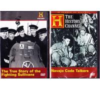 The True Story of the Fighting Sullivans , Navajo Code Talkers : The History Channel WWII 2 Pack Collection