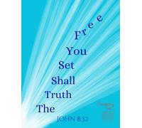 The Truth Shall Set You Free Notebook Displaying Bible Scripture