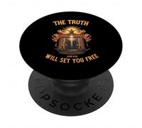 The Truth Will Set You Free Jesus Citation John Bible Verset PopSockets PopGrip Adhésif
