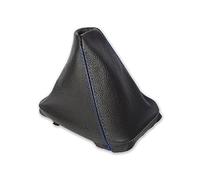 The Tuning-Shop Ltd Soufflet de levier de vitesse en cuir compatible avec BMW E36 Série 3 Coutures bleues