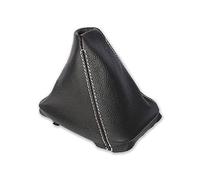 The Tuning-Shop Ltd Soufflet de levier de vitesse en cuir compatible avec BMW Seria 3 E36 E46 Différentes couleurs de coutures disponibles (coutures blanche)