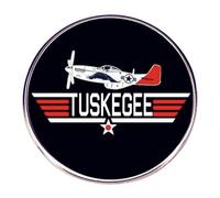 The Tuskegee Airmen World War II WW2 Black History African American Military Pilots US Air Force Fighter Bomber Badge en émail 3 cm, 1.2 Inches, Émail, émail