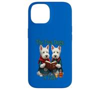 The Twa Dogs. A Tale. Burns lu par Scottish Westies Coque pour iPhone 14