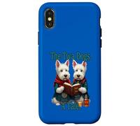 The Twa Dogs. A Tale. Burns lu par Scottish Westies Coque pour iPhone X/XS