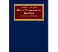 The Twenty-Second Mental Measurements Yearbook