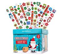 THE TWIDDLERS 100 Jouets de Fête de Calendrier de l'Avent de Noël avec Boîte pour Enfants - Anniversaires, Pochettes Surprises, Sacs Bonbons, Remplisseur de Chaussettes