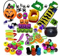 THE TWIDDLERS 110 Jouets de Fête d'Halloween pour Enfants, Garçons & Filles - Trick Or Treat, Sacs-Cadeaux, Pochettes Surprises, Bonbons, Remplisseur de Piñata