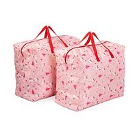 THE TWIDDLERS 2 Grands Sacs Rangement de Noël, 55x46cm - Polyester 210D Résistant