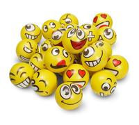 THE TWIDDLERS 24 Jouets de Balle Anti-Stress pour Filles & Garçons, 6cm - Kermesse, Anniversaires, Pochettes Surprises, Cadeaux Invités, Remplisseur de Piñata, Pâques