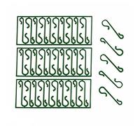 THE TWIDDLERS 500 Crochets pour Boules de Noël, Ornements d'Arbre, Guirlandes & Décorations de Sapin, 4cm - Solide & Réutilisable