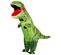 THE TWIDDLERS - Déguisement de Dinosaure Gonflable Rigolo pour Adultes - Costume de T-Rex Drôle pour Fêtes Halloween, Anniversaires, Cosplay - Résistant & Facile à Gonfler