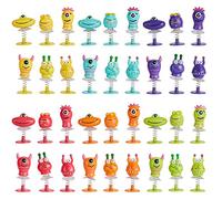 THE TWIDDLERS Lot de 36 Jouets Monstres Sauteurs à Ressort, Puces Sauteuses