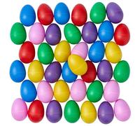 THE TWIDDLERS Lot de 40 Œufs Musicaux Maracas pour Enfants - Instruments à Percussion en 6 Couleurs pour Chasse aux Œufs de Pâques et Fêtes