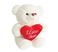 THE TWIDDLERS - Ours en Peluche de la Saint-Valentin I Love You, 25cm - Cadeau Mignon pour Elle et Lui, Cadeau d'anniversaire en Peluche pour Petite Amie, Petit ami, Parfait pour la Saint-Valentin