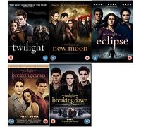 The Twilight Saga all 5 Movies Collection DVD - Twilight, The Twilight Saga - New Moon, Eclipse, Breaking Down Part 1 & 2 DVD