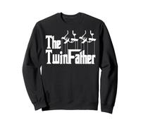 The TwinFather Funny Father of Twins Funny Dad Fête des pères Sweatshirt