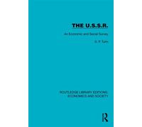 The U.S.S.R. An Economic and Social Survey - S.P. Turin - Routledge - ebook (ePub) - Livre