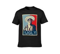 The Ugly Eli Wallach Hope Obama Men's Unisex Cotton Print Tee T-Shirt Black XL