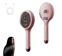 The Ultimate 2-in-1 Styling Brush & Hair Mister, Wet & Dry Tangle-Free Hair Brush, Ultra-Soft Bristles Glide Through Tangles, for Wet, Dry Hairs Makes Hairs Smooth for Women and Men (Pink)