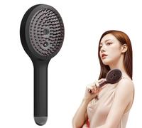 The Ultimate 2-in-1 Styling Brush & Hair Mister, Wet & Dry Tangle-Free Hair Brush, Ultra-Soft Bristles Glide Through Tangles, for Wet, Dry & Damaged Hairs, Adds Shine And Makes Hairs Smooth (Black)