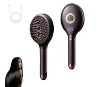 The Ultimate 2-in-1 Styling Brush & Hair Mister, Wet & Dry Tangle-Free Hair Brush, Ultra-Soft Bristles Glide Through Tangles, for Wet, Dry Hairs Makes Hairs Smooth for Women and Men (Black)
