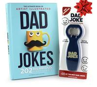 The Ultimate Dad Joke Xmas Bundle - Dad Joke Book and Dad Joke Bottle Opener, Unique Gift for Dad and Kids, White Elephant Gifts, Gift for Dad from ... Book of Artist Illustrated DAD JOKES)