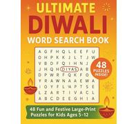 The Ultimate Diwali Word Search Puzzle Book For Kids: 48 Exciting Diwali Word Search Puzzles for Kids Ages 5-12 | Large Print Festival Activity Book ... Lanterns, Fireworks and Diwali Vocabulary