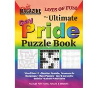 The Ultimate Gay Pride Puzzle Book: Celebrating the LGBTQIA+ Community. Search Puzzles • Maze Puzzles • Sudoku • Kakuro • Nurikabe, and so much more! ... and gay trivia will keep you entertained.