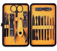 The Ultimate Kit De Manucure 15 Pièces Pour Homme ¿ Kit De Pédicure Professionnel En Acier Inoxydable ¿ Trousse De Toilettage Pour Voyage