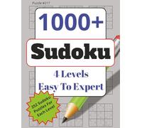 The Ultimate Sudoku Challenge: 1,000+ Puzzles for All Levels: Easy to Expert Sudoku Puzzles with Solutions in the Back - Hours of Brain-Boosting Fun!