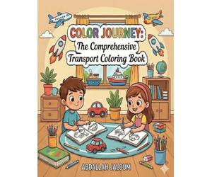 The Ultimate Vehicles Coloring Book: Land, Air, Sea & Space - Fun and Educational Coloring Pages of Cars, Planes, Ships, and Rockets for Kids (Ages 4-14)