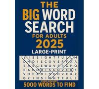 The Ultimate Word Search for Adults: 5,000 Large-Print Puzzles for Brain Boost & Stress Relief: Variety of Themes-Travel, Holidays, Animals & More | ... for Seniors, Busy Professionals & Gift-Givers