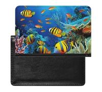 The Underwater World Étui de protection pour passeport Motif poissons tropicaux avec blocage RFID Taille unique, Style :, Taille unique