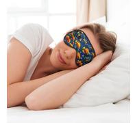 The Underwater World Masque de sommeil doux pour les yeux Motif poissons tropicaux Pour dormir et voyager