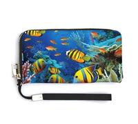 The Underwater World Sac fourre-tout tendance avec poissons tropicaux, sac à main pour femme, sac à main, sac de rangement mignon pour femme, style, 20 x 10,5 cm, Style :, 20.0*10.5cm