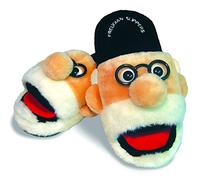The Unemployed Philosophers Guild Freudian Slippers - Comfy Plush Slip-on Footwear - Size Large