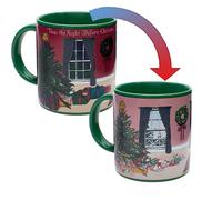 The Unemployed Philosophers Guild Tasse à changement de chaleur « Twas the Night Before Christmas » - Ajoutez du café et faites apparaître le matin de Noël - Livré dans une boîte cadeau amusante