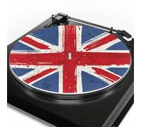 The Union Jack - Tapis de platine vinyle de qualité supérieure pour un meilleur support sonore sur tourne-disque vinyle LP - 3 mm d'épaisseur - Design original