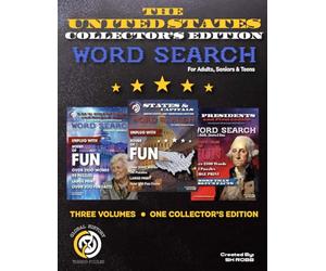 The United States Collector’s Edition Word Search: Over 300 Large-Print Puzzles & 450+ Historical Fun Facts | Presidents, First Ladies, Vice ... Word Search for Adults, Seniors & Teens