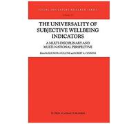 The Universality Of Subjective Wellbeing Indicators