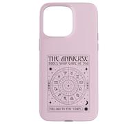 The Universe Follow The Stars (Graphique Astrologique du Signe Astrologique) Coque pour iPhone 15 Pro Max