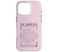 The Universe Follow The Stars (Graphique Astrologique du Signe Astrologique) Coque pour iPhone 16 Pro