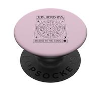 The Universe Follow The Stars (Graphique Astrologique du Signe Astrologique) PopSockets PopGrip Adhésif