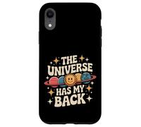 The Universe Has My Back Style rétro Positive Retro Vibe Coque pour iPhone XR