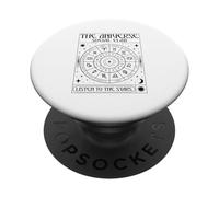 The Universe Social Club Listen to The Stars (Signes du Zodiaque) PopSockets PopGrip Adhésif