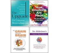 The Upgrade, Grain Brain, How Emotions Are Made, No Alzheimer's Smarter Brain Keto Solution Lot de 4 livres
