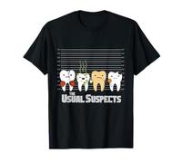 The Usual suspects Shirt T-shirt à dents drôle Cadeau pour dentiste T-Shirt