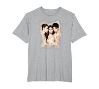 The Vampire Diaries Bounded T-Shirt, Homme Grandes Tailles, Gris Chiné, 4X Tall