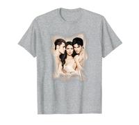 The Vampire Diaries Bounded T-Shirt, Homme, Gris Chiné, 4XL
